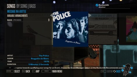 Rocksmith - The Police - Message In A Bottle Steam Key GLOBAL - 2