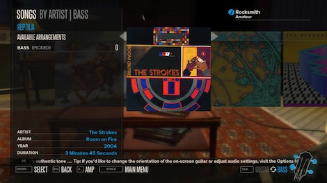 Rocksmith - The Strokes - Reptilia Steam Key GLOBAL - 3