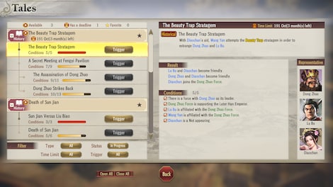 Romance of the Three Kingdoms 8 Remake | Destiny and Strategy Expansion Pack Bundle (PC) - Steam Key - GLOBAL - 3