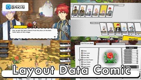 RPG Developer Bakin Layout Data Comic (PC) - Steam Key - GLOBAL - 0