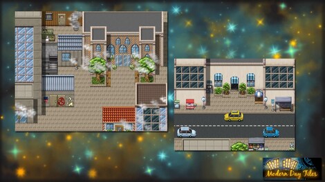 RPG Maker: Modern Day Tiles Resource Pack Steam Key GLOBAL - 3