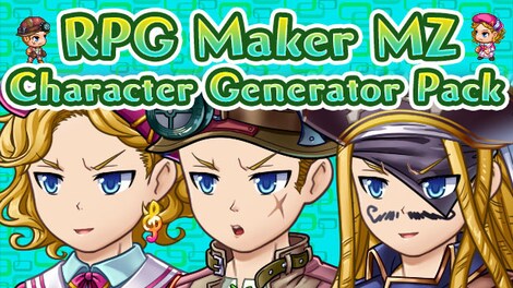 RPG Maker MZ - Character Generator Pack (PC) - Steam Key - GLOBAL - 0