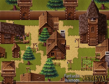 RPG Maker VX Ace - Fantastic Buildings: Medieval Steam Key GLOBAL - 0