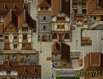 RPG Maker VX Ace - Fantastic Buildings: Medieval Steam Key GLOBAL - 3