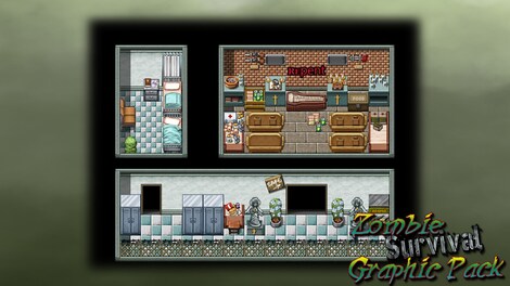 RPG Maker: Zombie Survival Graphic Pack Steam Gift GLOBAL - 6