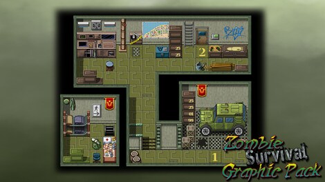 RPG Maker: Zombie Survival Graphic Pack Steam Gift GLOBAL - 3