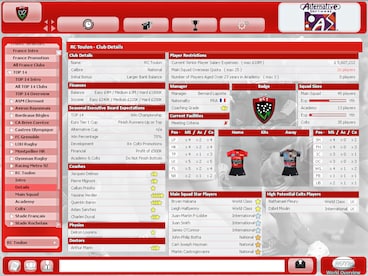 Rugby Union Team Manager 2015 Steam Key GLOBAL - 15