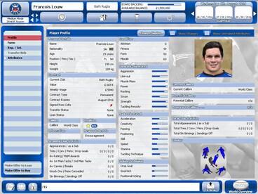 Rugby Union Team Manager 2015 Steam Key GLOBAL - 9