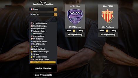 Rugby Union Team Manager 2017 Steam Key GLOBAL - 9