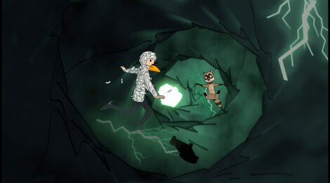 Sandra and Woo in the Cursed Adventure Steam Key GLOBAL - 8
