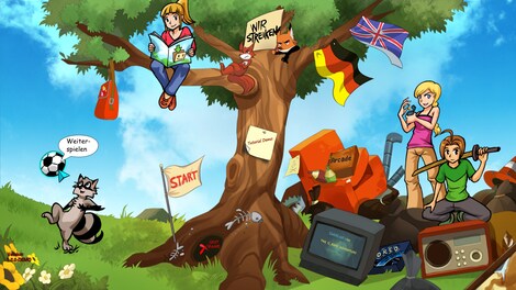 Sandra and Woo in the Cursed Adventure Steam Key GLOBAL - 3