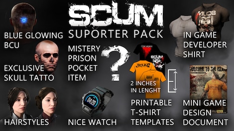 SCUM Supporter Pack (PC) - Steam Key - GLOBAL - 0