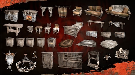 SCUM Woodland Furniture Pack (PC) - Steam Key - GLOBAL - 4