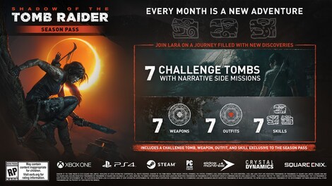 Shadow of the Tomb Raider - Season Pass (Xbox One) - Xbox Live Key - EUROPE - 8