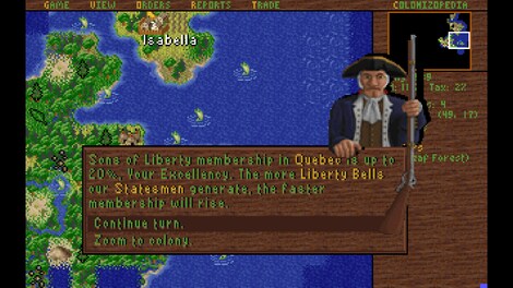 Sid Meier's Colonization Classic Steam Account GLOBAL - 10