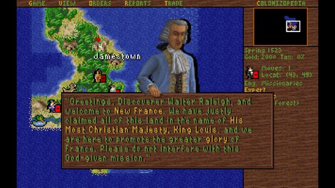 Sid Meier's Colonization Classic Steam Account GLOBAL - 8
