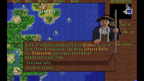 Sid Meier's Colonization Classic Steam Gift GLOBAL - 10