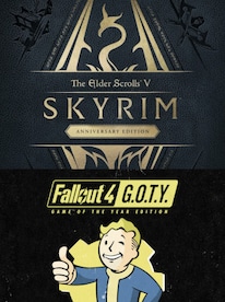Skyrim Anniversary Edition + Fallout 4 G.O.T.Y Bundle (PC) - Steam Key - GLOBAL - 1