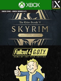 Skyrim Anniversary Edition + Fallout 4 G.O.T.Y Bundle (Xbox Series X/S) - Xbox Live Key - EUROPE - 1