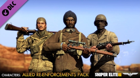 Sniper Elite 3 - Allied Reinforcements Outfit Pack Steam Key GLOBAL - 4
