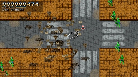 Space Robot Samurai Zombie Slayer Steam Key GLOBAL - 2