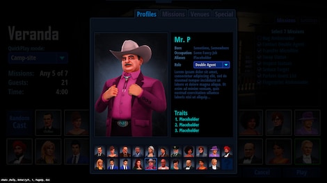 SpyParty (PC) - Steam Gift - GLOBAL - 10