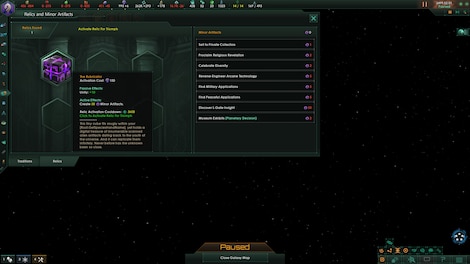 Stellaris: Ancient Relics Story Pack Steam Key GLOBAL - 6