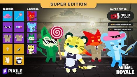 Super Animal Royale Super Edition (PC) - Steam Key - EUROPE - 3