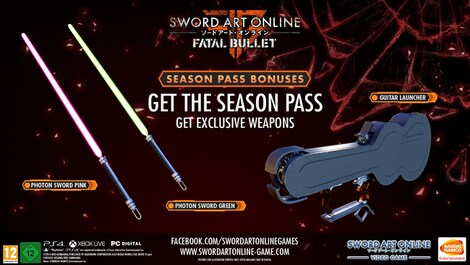SWORD ART ONLINE: Fatal Bullet Season Pass Steam Key RU/CIS - 3