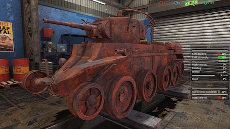 Tank Mechanic Simulator - First Supply (PC) - Steam Key - EUROPE - 7