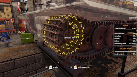 Tank Mechanic Simulator (PC) - Steam Account - GLOBAL - 12