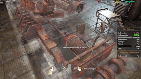 Tank Mechanic Simulator (PC) - Steam Account - GLOBAL - 22
