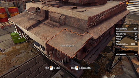 Tank Mechanic Simulator (PC) - Steam Account - GLOBAL - 19
