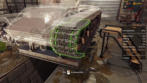 Tank Mechanic Simulator (PC) - Steam Key - EUROPE - 25