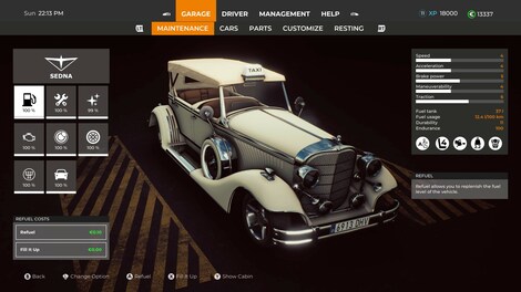 Taxi Life - VIP Vintage Convertible Car (PC) - Steam Gift - EUROPE - 3