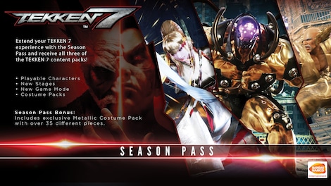 TEKKEN 7 - Season Pass (PC) - Steam Gift - GLOBAL - 2