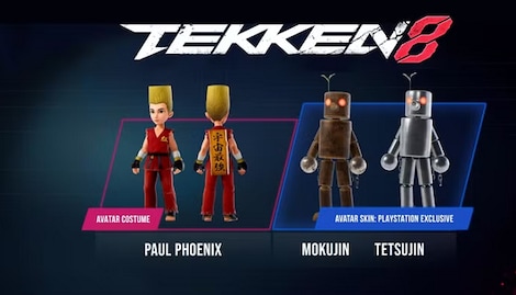 TEKKEN 8 - Pre-order Bonus: Paul Pheonix Set + Mokujin & Tetsujin Skins (PS5) - PSN Key - GLOBAL - 0