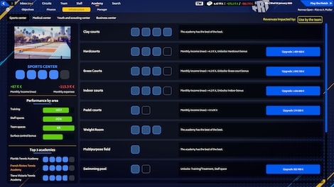 Tennis Manager 2023 (PC) - Steam Gift - GLOBAL - 5