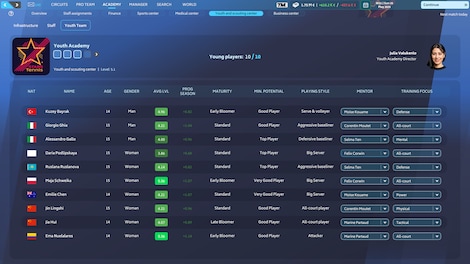 Tennis Manager 25 (PC) - Steam Key - NORTH AMERICA - 7