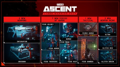 The Ascent: Cyber Warrior Pack (PC) - Steam Gift - EUROPE - 5