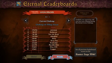 The Banner Saga 3 - Eternal Arena Steam Key GLOBAL - 8
