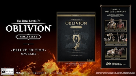 The Elder Scrolls IV: Oblivion Remastered - Deluxe Upgrade (PC) - Steam Key - GLOBAL - 0