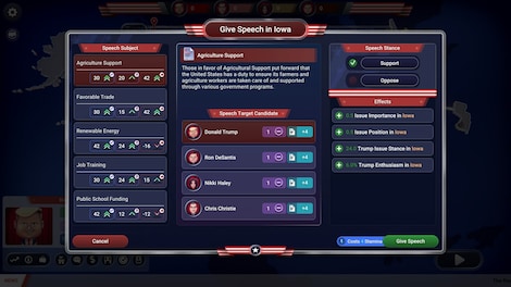 The Political Machine 2024 (PC) - Steam Key - GLOBAL - 8