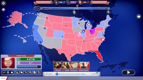 The Political Machine 2024 (PC) - Steam Key - GLOBAL - 6