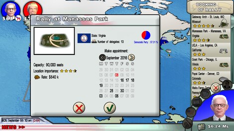 The Race for the White House 2016 Steam Gift GLOBAL - 11