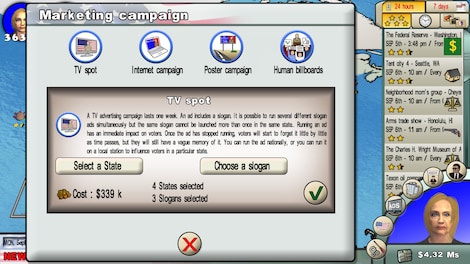 The Race for the White House 2016 Steam Gift GLOBAL - 6