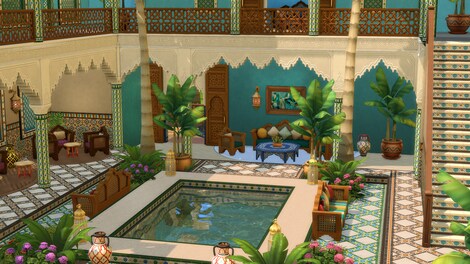 The Sims 4 Courtyard Oasis Kit (PC) - Steam Gift - EUROPE - 0