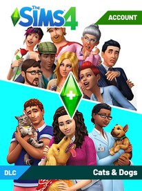 The Sims 4 EA Account + DLCs | Cats&Dogs (PC) - EA App Account - GLOBAL - 1