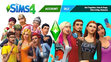 The Sims 4 EA Account + DLCs | Get Together,Cats & Dogs,City Living,Seasons (PC) - EA App Account - GLOBAL - 0