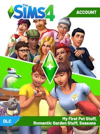 The Sims 4 EA Account + DLCs | My First Pet Stuff,Romantic Garden Stuff,Seasons (PC) - EA App Account - GLOBAL - 1